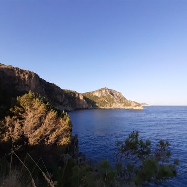 Coastal caves and path of Cala Fortuna